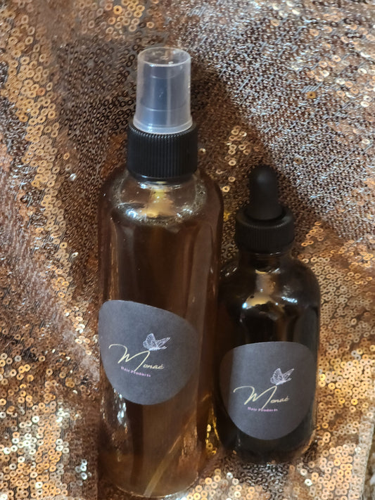 Monaé Hair Growth Spray 8oz and Oil 4oz Bundle